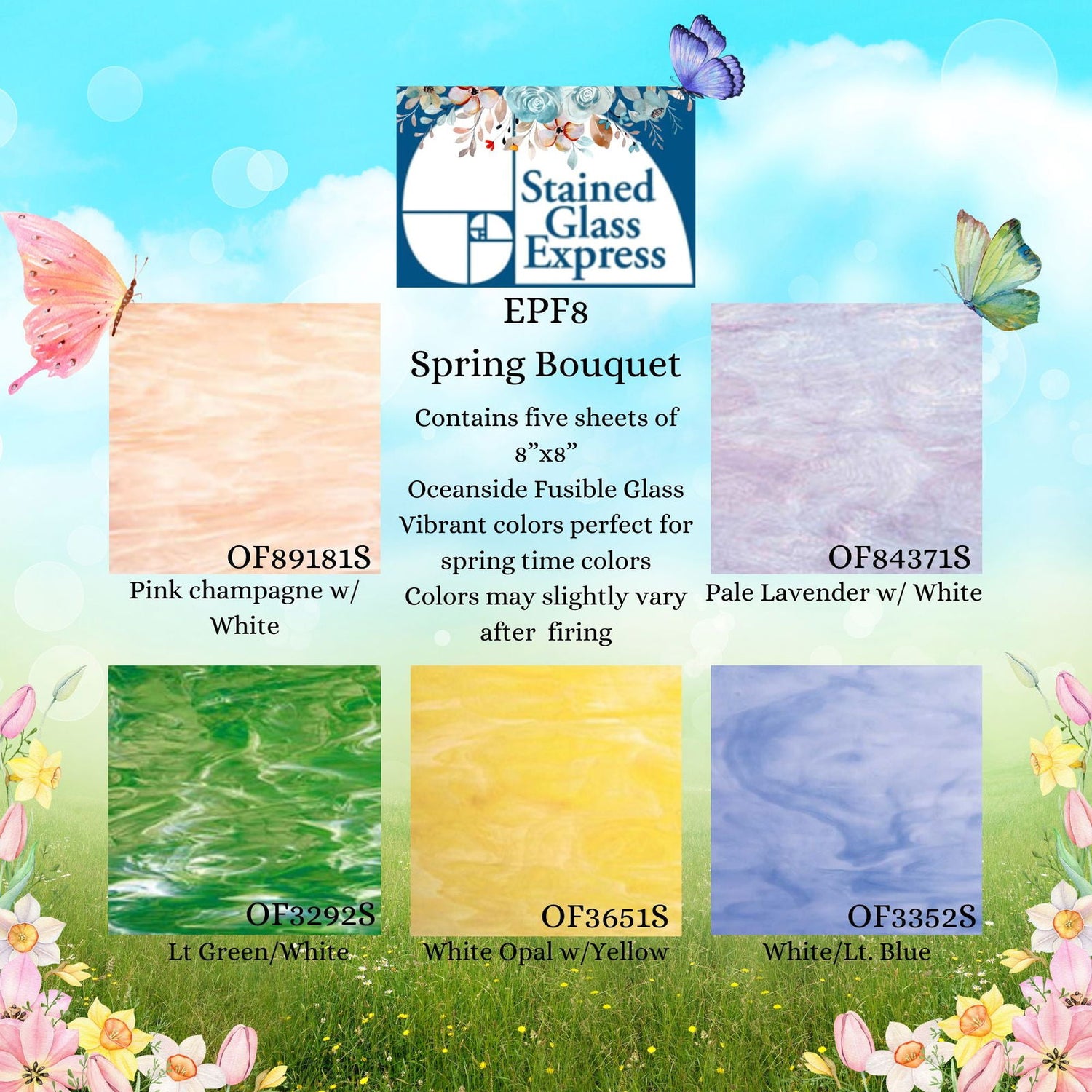 96 COE Express Pack Spring Bouquet - Stained Glass Express 