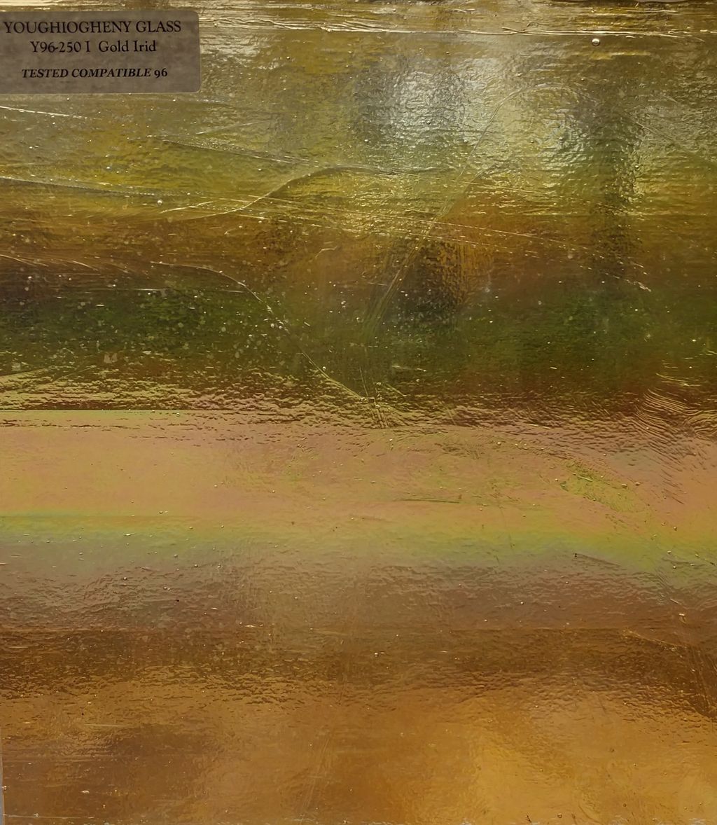 96 COE Gold Iridescent - Stained Glass Express 