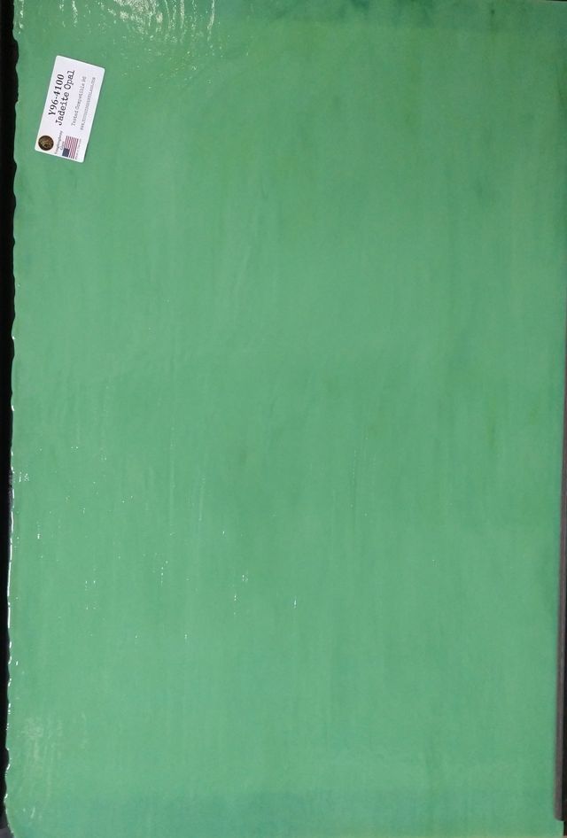 96 COE Jadeite Opal Fusible Art Glass - Stained Glass Express 