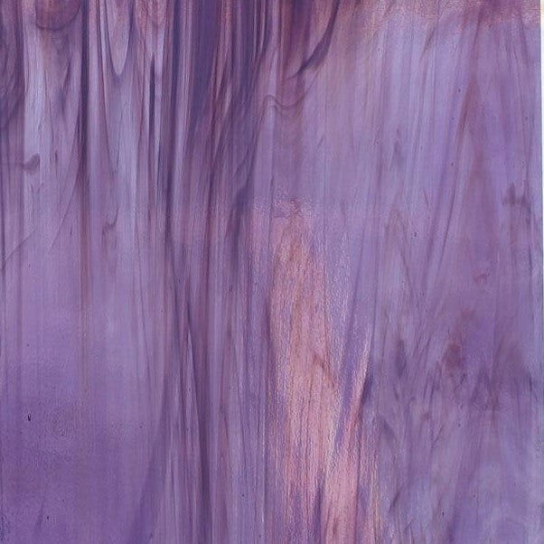 96 COE Lt Grape w/ White - Stained Glass Express 