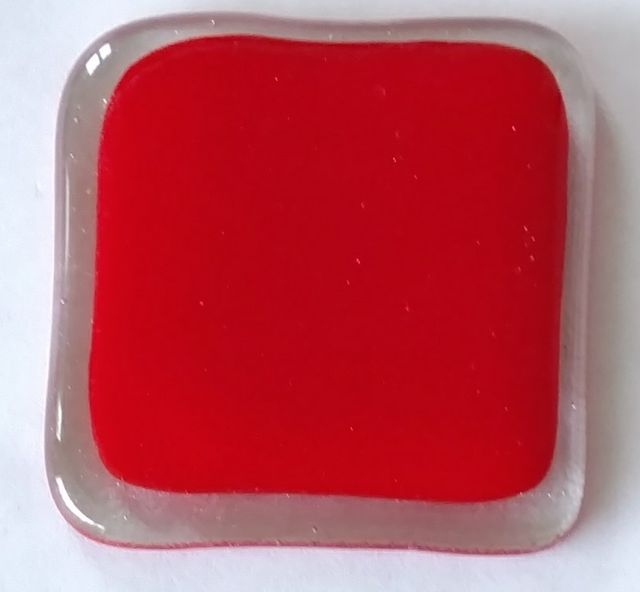 96 COE Lt Red Opal - Stained Glass Express 