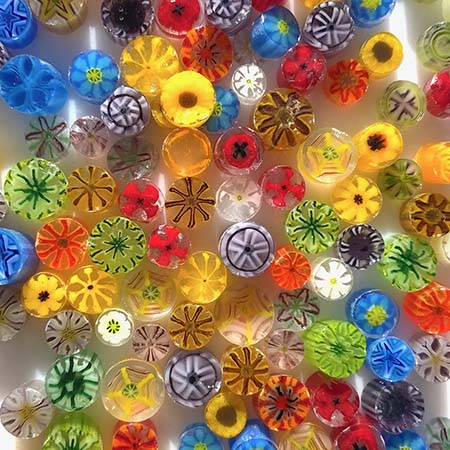 96 COE Murrine Flower Mix