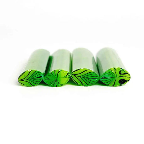 96 COE Murrine Green Leaves