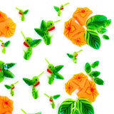 96 COE Murrine Hummingbird Flower Mix