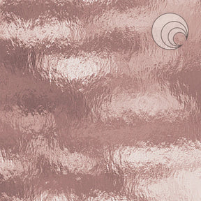 96 COE Pink Champagne Transparent Rough Rolled - Stained Glass Express 