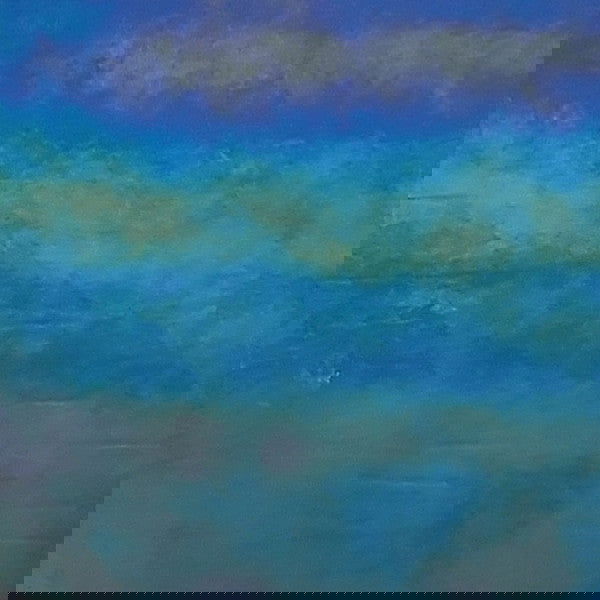 96 COE Reactive Blue Lum - Stained Glass Express 