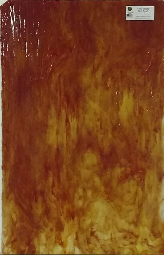 96 COE Red Opal - Stained Glass Express 