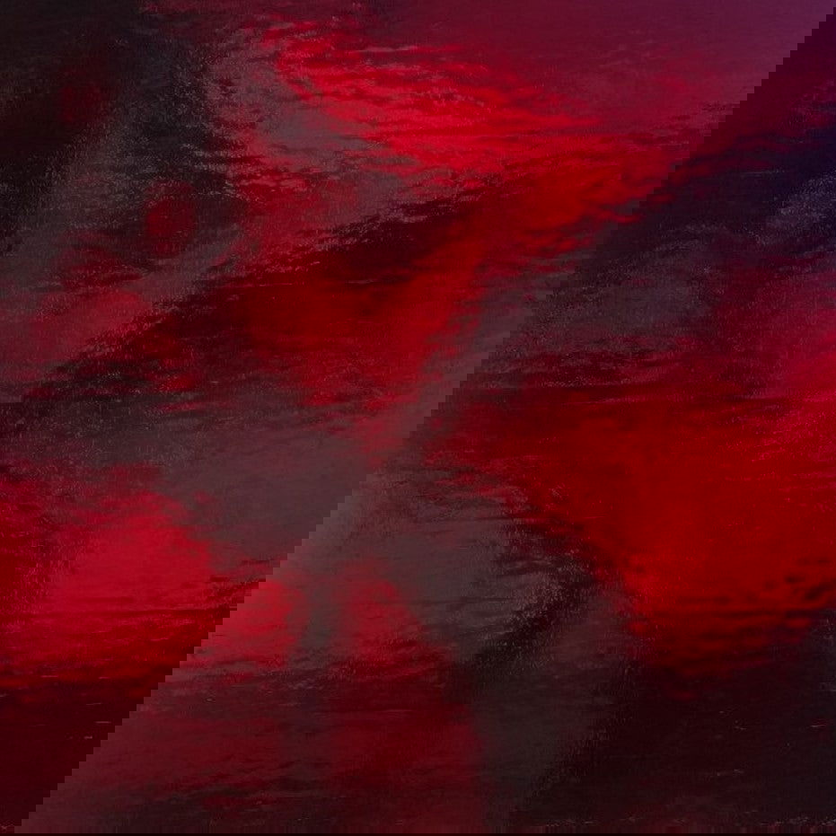 96 COE Red Transparent Luminescent - Stained Glass Express 