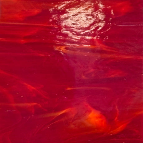 96 COE Red with White Wispy