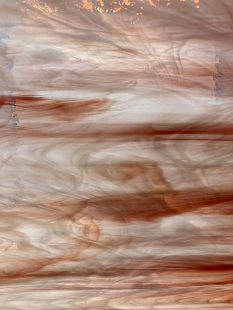 96 COE Sierra Red Pearl Opal - Stained Glass Express 