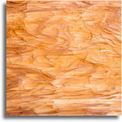 96 COE Smooth White/ Medium Amber - Stained Glass Express 