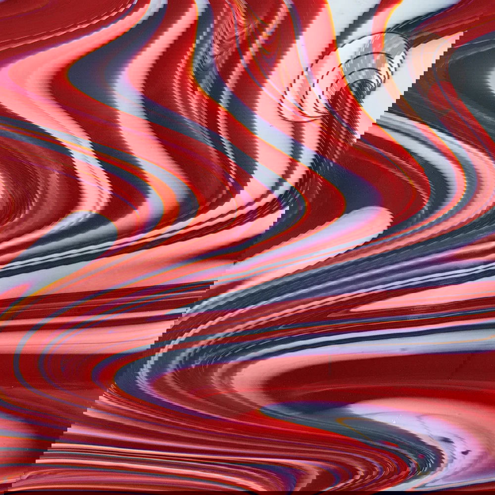 96 COE Strawberries and Cream Opal - Stained Glass Express 