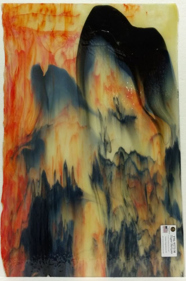 96 COE TIGER STRIPES - Stained Glass Express 