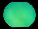 96 COE Thin Dichroic Black under Aqua - Stained Glass Express 