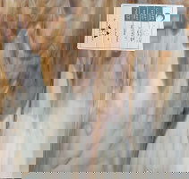 96 COE White With Dark Amber Wispy - Stained Glass Express 