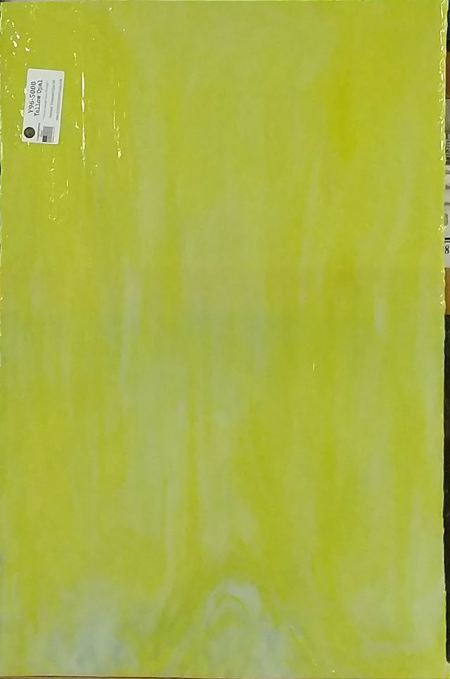 96 COE Yellow Opal - Stained Glass Express 