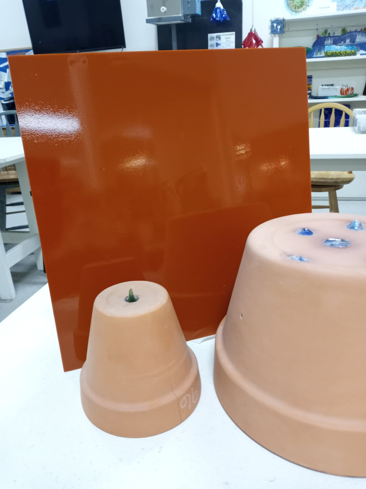 96 COE terra cotta with pots