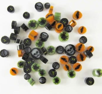 96 Coe Assorted Halloween Mix Murrine - Stained Glass Express 