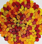96 Coe Autumn Fall Leaves Millefiori - Stained Glass Express 