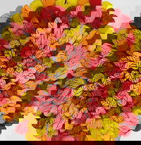 96 Coe Autumn Fall Leaves Millefiori - Stained Glass Express 