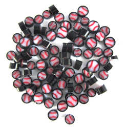 96 Coe Baseball Millefiori - Stained Glass Express 