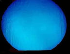 96 Coe Black Under Blue Dichroic - Stained Glass Express 
