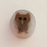 96 Coe Brown Owl Millefiori - Stained Glass Express 