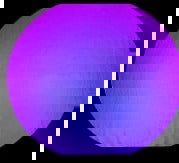 96 Coe Dichroic Black Under Magenta Blue - Stained Glass Express 