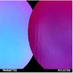 96 Coe Dichroic Clear Under Pale Blue and Black Cherry - Stained Glass Express 