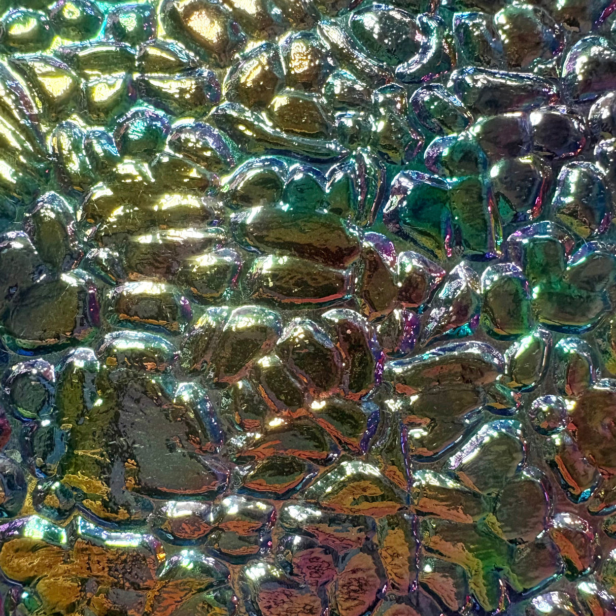 96 Coe Dichroic on Black Reptilian