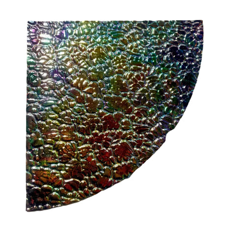 96 COE Dichroic on Black Reptilian