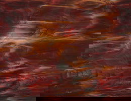 96 Coe Dk Amber w/ White Wispy - Stained Glass Express 