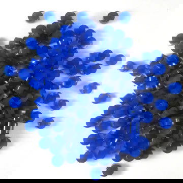 96 Coe Dots Blue Cobalt - Stained Glass Express 