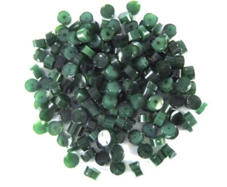 96 Coe Dots Forest Green - Stained Glass Express 