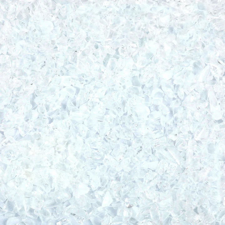 96 Coe Frit Transparent Coarse 8oz. - Stained Glass Express 