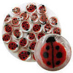 96 Coe Millefiori Ladybug - Stained Glass Express 