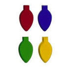 96 Coe Precut Christmas Light Bulbs - Stained Glass Express 