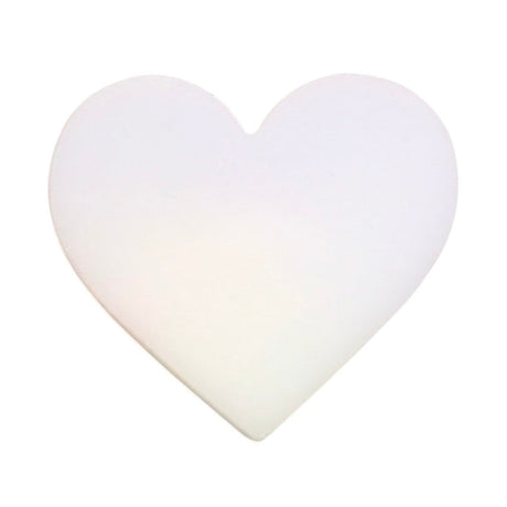 96 Coe Precut Heart White Irid - Stained Glass Express 