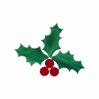 96 Coe Precut Holly Cluster - Stained Glass Express 