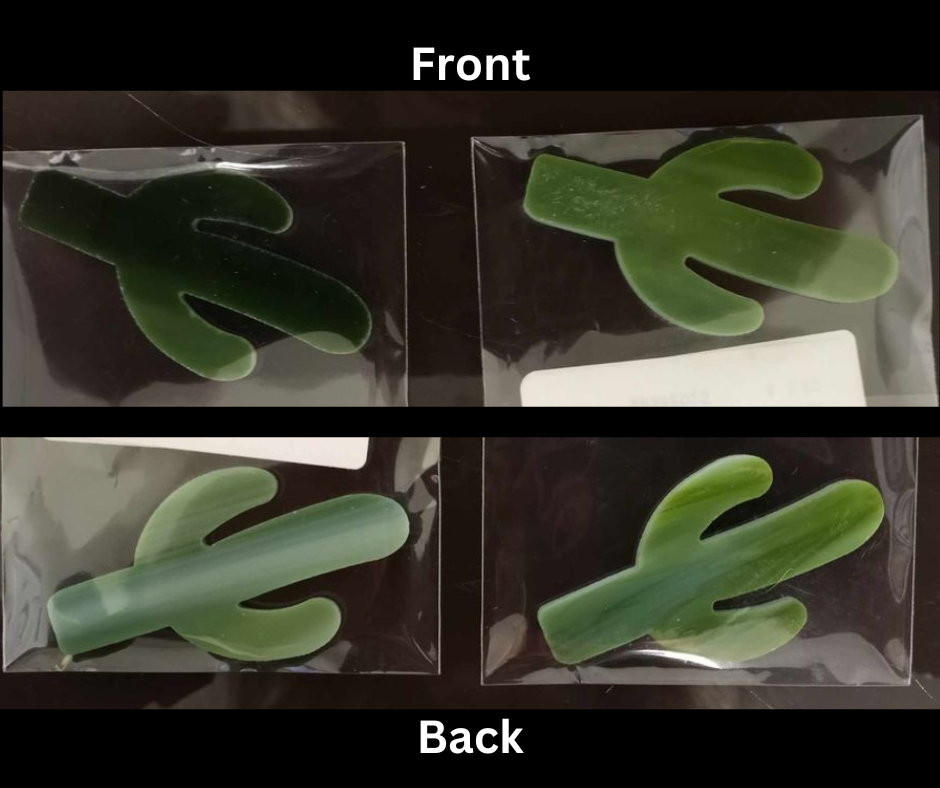 96 Coe Precut Large Cactus - Stained Glass Express 