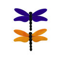 96 Coe Precut Large Dragonfly - Stained Glass Express 