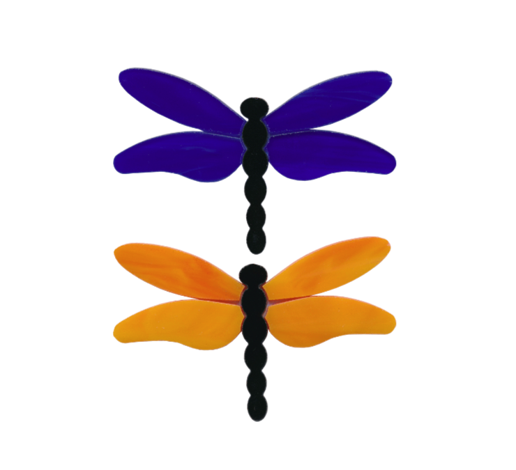 96 Coe Precut Large Dragonfly - Stained Glass Express 