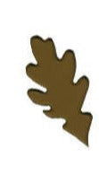 96 Coe Precut Oak Leaf - Stained Glass Express 
