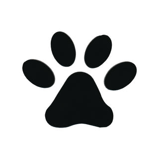 96 Coe Precut Paw Print - Stained Glass Express 