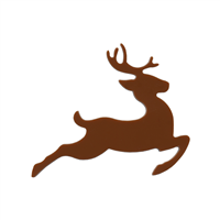 96 Coe Precut Reindeer Brown - Stained Glass Express 