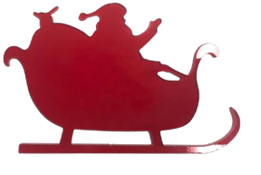 96 Coe Precut Santa's Sleigh - Stained Glass Express 