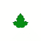 96 Coe Precut Small Maple Leaf Green Trans - Stained Glass Express 