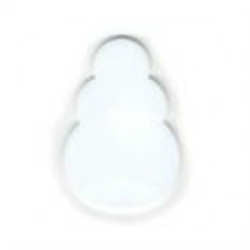 96 Coe Precut Snowman White II - Stained Glass Express 