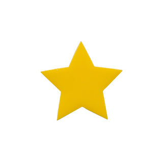 96 Coe Precut Star 2" Yellow - Stained Glass Express 