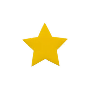 96 Coe Precut Star 2" Yellow - Stained Glass Express 